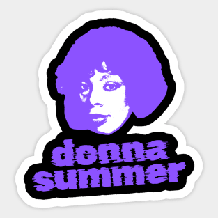 Donna summer ||| 70s sliced Sticker